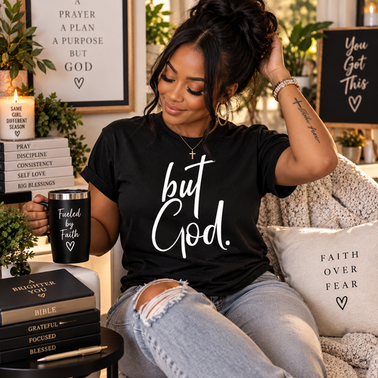But God Tee | Christian Faith Graphic Shirt