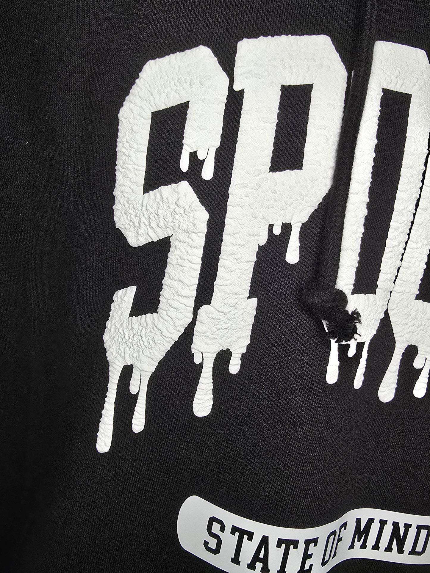 Spooky State of Mind Hoodie – Puff Vinyl Raised Lettering – Unisex Heavyweight Fleece