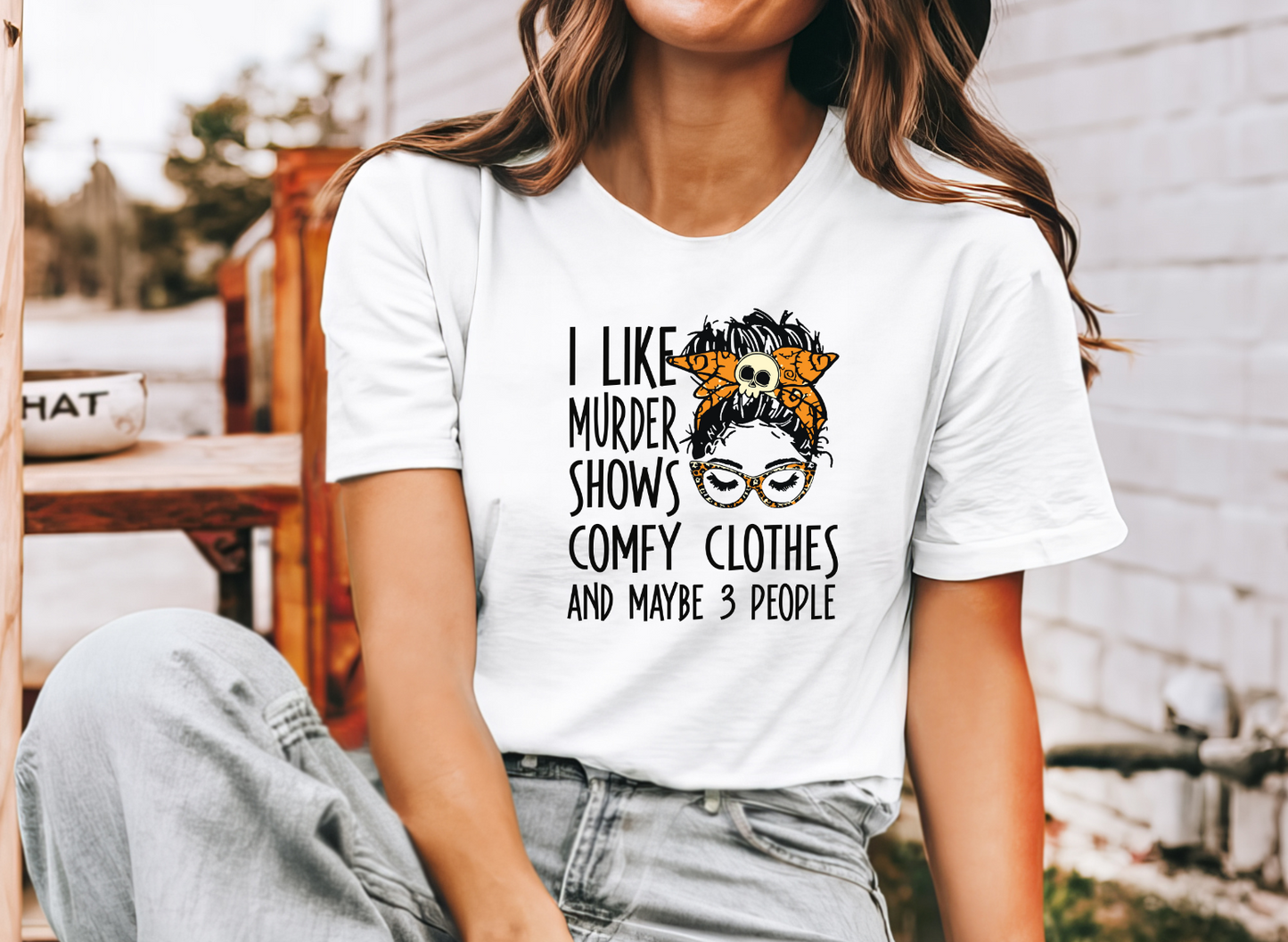 True Crime Lover's Tee - I Like Murder Shows Comfy Clothes