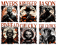 Horror Movie Villains T-Shirt Collection